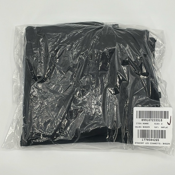 Madewell The Fairbanks Pant in True Black size 2 NWT NO085 - Picture 12 of 13